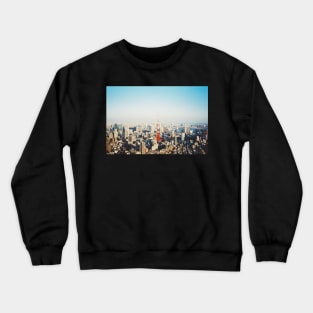 Tokyo Cityscape Shot on Film (Porta 400) Crewneck Sweatshirt